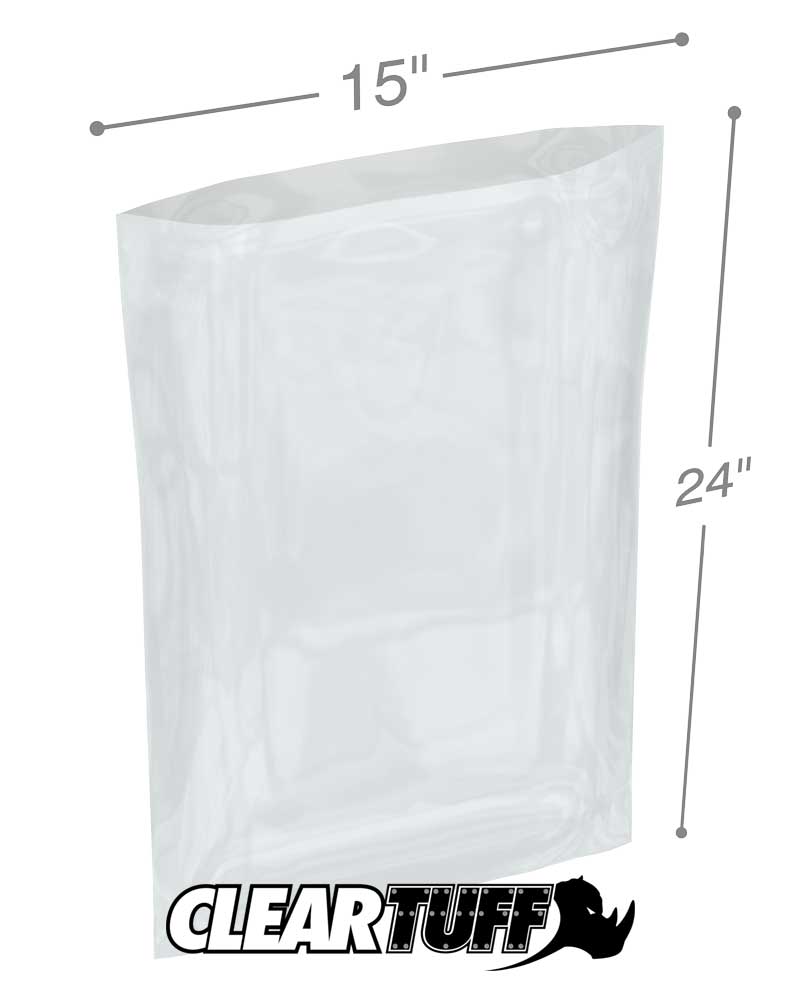 15 x 24 4 mil Poly Bags