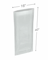 Clear 16 x 40 1.5 mil Poly Bags