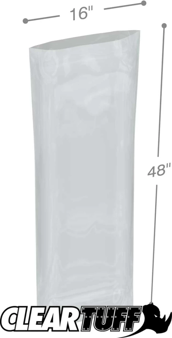 16 x 48 4 mil Poly Bags 16 x 48 4 mil Poly Bags