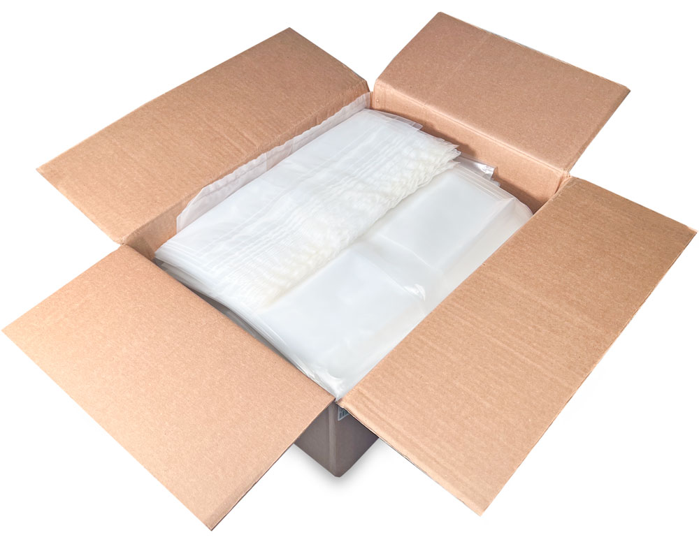 Case of 16 x 14 x 36 .003 Plastic Gusseted Bags