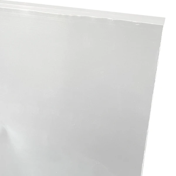 16 x 20 2 Mil Flat Poly Bags Offset Lip Offset Lip of 2 Mil 16 x 20 Poly Bags