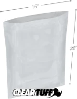 Clear 16 x 22 2 mil Poly Bags