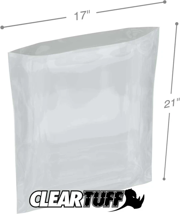 17 x 21 2 mil Poly Bags 17 x 21 2 mil Poly Bags