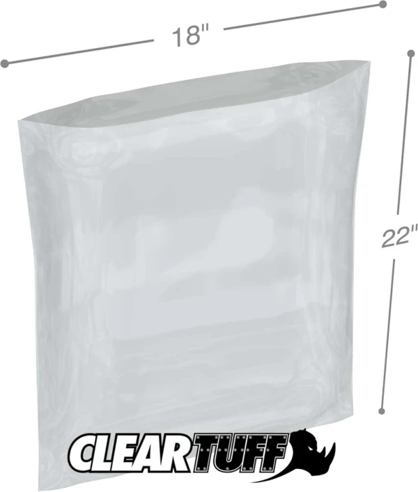 18 x 22 4 mil Poly Bags 18 x 22 4 mil Poly Bags