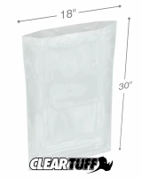 Clear 18 x 30 1.5 mil Poly Bags