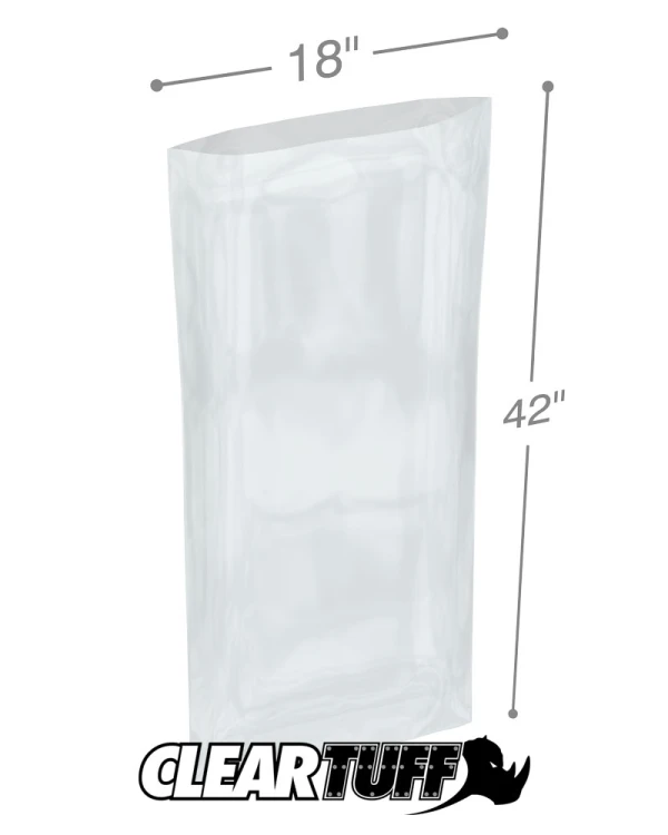 18 x 42 3 mil Poly Bags 18 x 42 3 mil Poly Bags