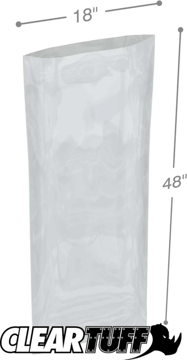 18 x 48 3 mil Poly Bags 18 x 48 3 mil Poly Bags