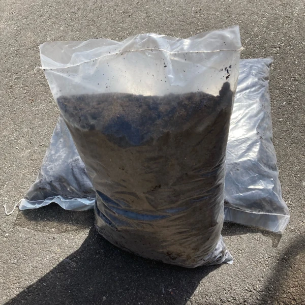 18x30 6 Mil Flat Poly Bags Dairy Farm Compost 18x30 6 Mil Flat Poly Bags Dairy Farm Compost on Asphalt