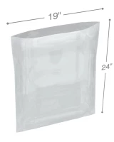 Clear 19 x 24 4 mil Poly Bags