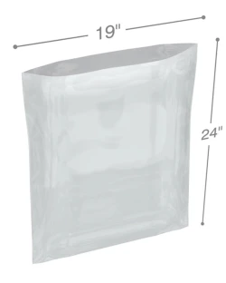 19" x 24" 4 Mil Flat Poly Bags