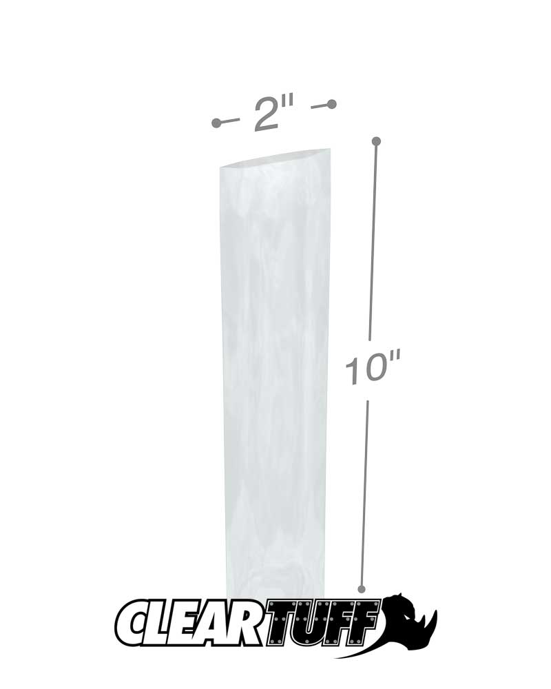 2 x 10 2 mil Poly Bags