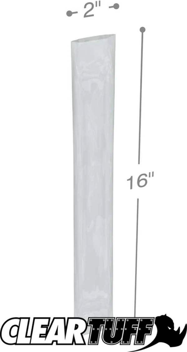 2 x 16 4 mil Poly Bags 2 x 16 4 mil Poly Bags