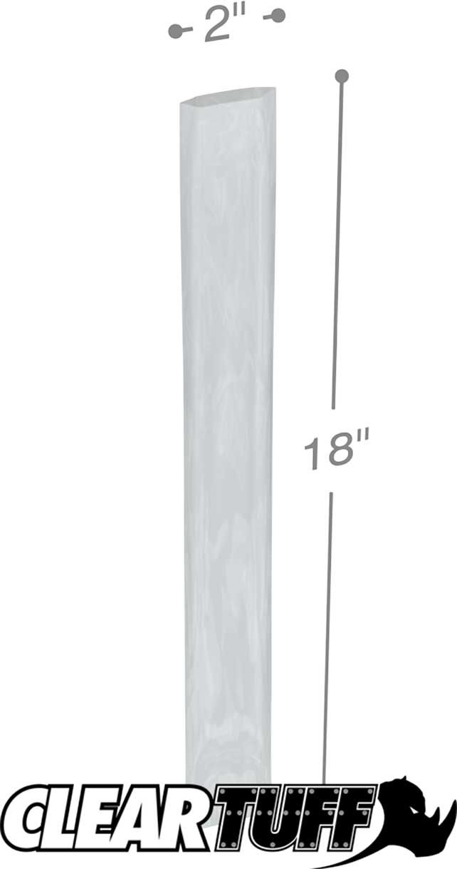 2 x 18 4 mil Poly Bags