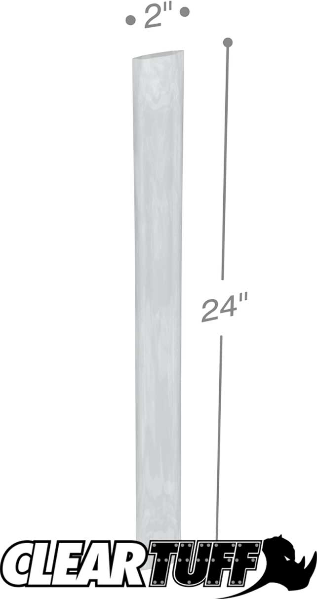 2 x 24 4 mil Poly Bags