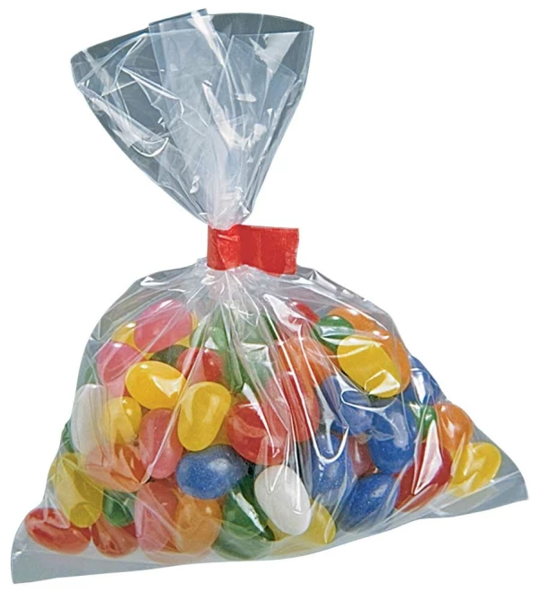 2 x 3 1.5 Mil Polypropylene Bags with Jelly Bean Candy