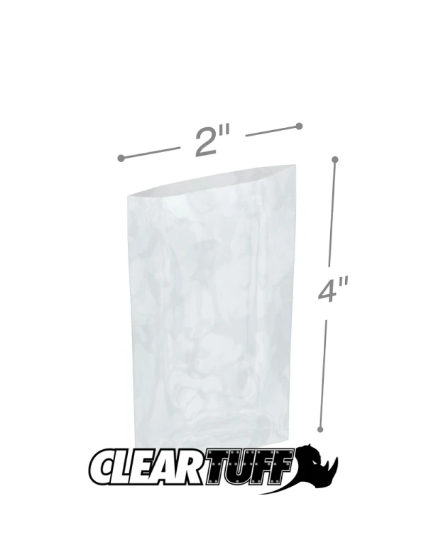 2 x 4 3 mil Poly Bags