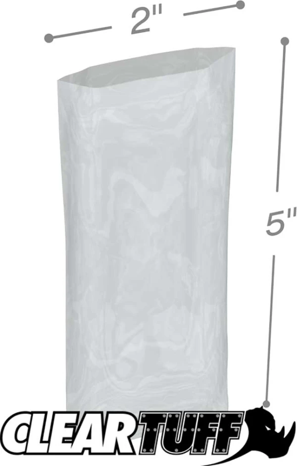 2 x 5 4 mil Poly Bags