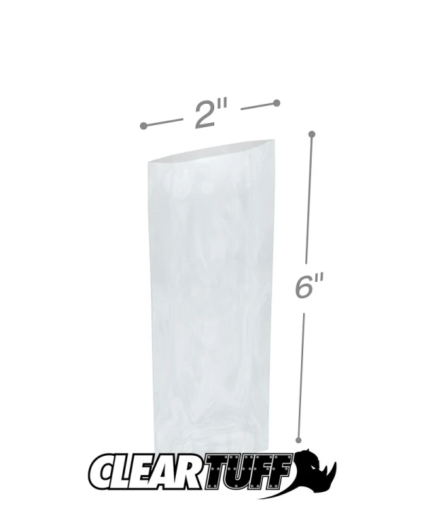2 x 6 3 mil Poly Bags