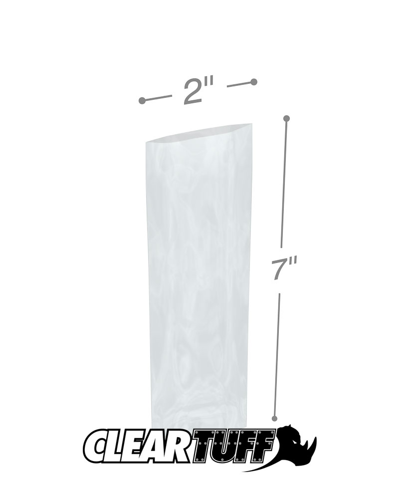 2 x 7 1.5 mil Poly Bags