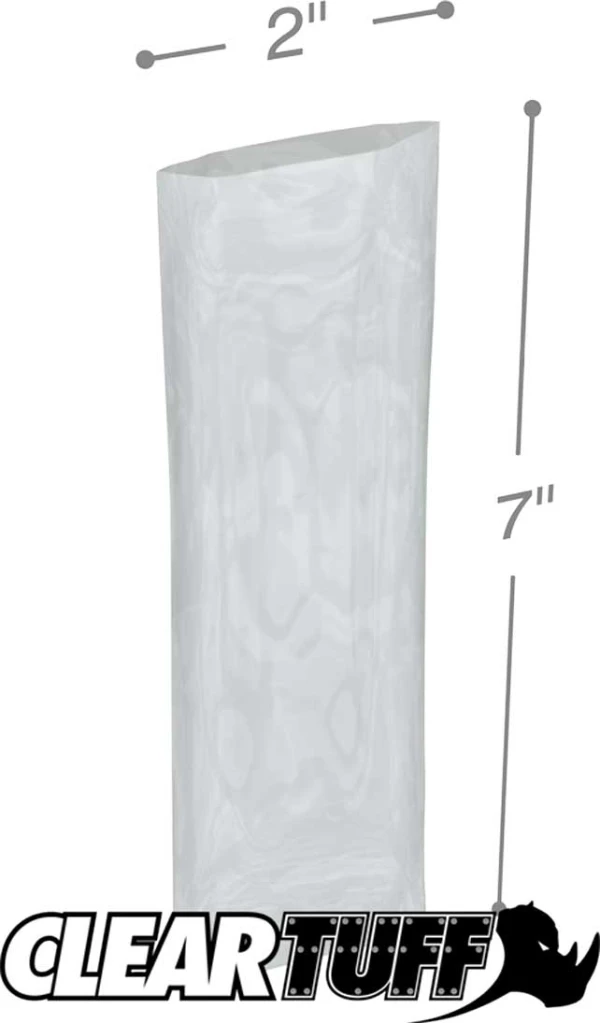 2 x 7 4 mil Poly Bags 2 x 7 4 mil Poly Bags