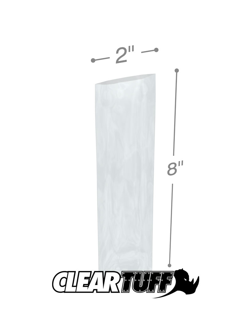 2 x 8 3 mil Poly Bags
