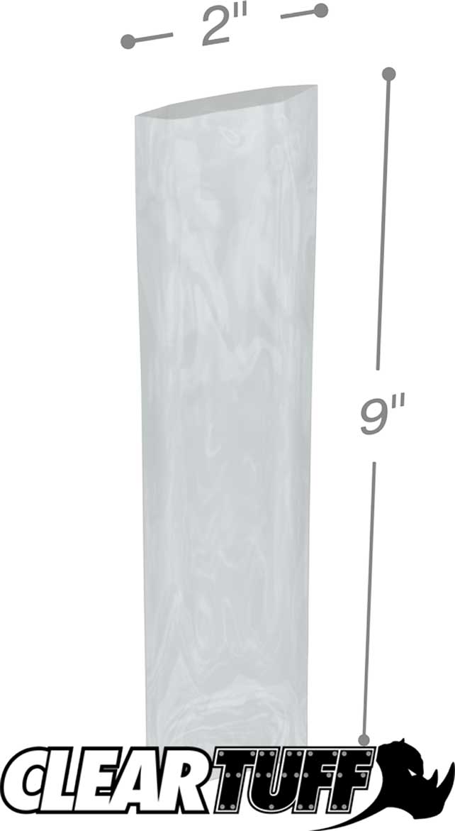 2 x 9 2 mil Poly Bags