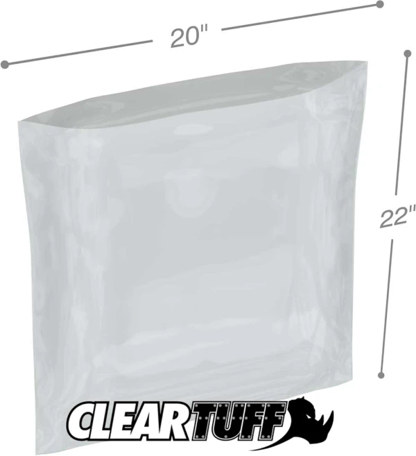 20 x 22 2 mil Poly Bags 20 x 22 2 mil Poly Bags