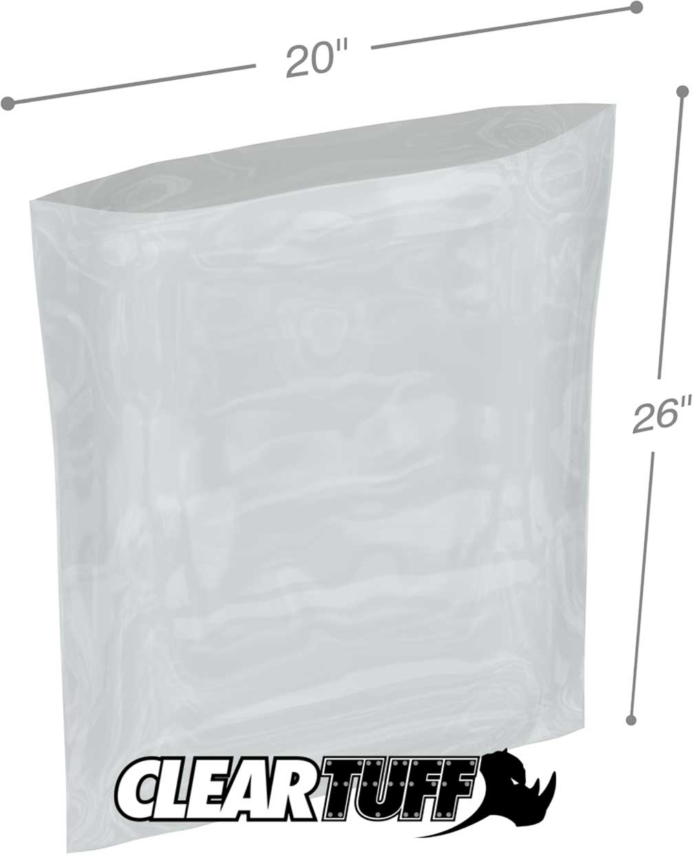 20 x 26 3 mil Poly Bags