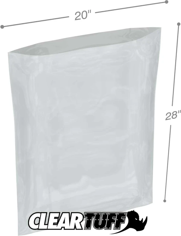 20 x 28 2 mil Poly Bags