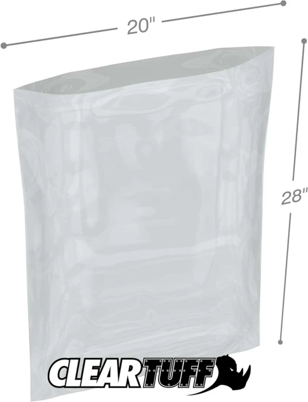 20 x 28 3 mil Poly Bags 20 x 28 3 mil Poly Bags
