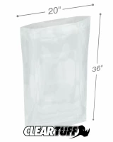 Clear 20 x 36 1.5 mil Poly Bags