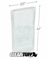 Clear 20 x 42 1 mil Poly Bags