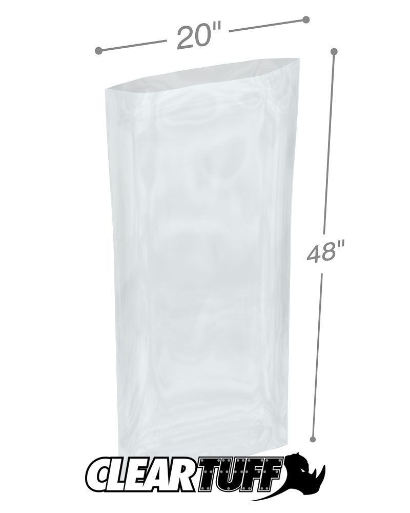 20 x 48 2 mil Poly Bags