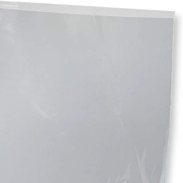 20 x 20 1.25 Mil Flat Poly Bags Offset Lip Offset Lip of 1.25 Mil 20 x 20 Plastic Bags
