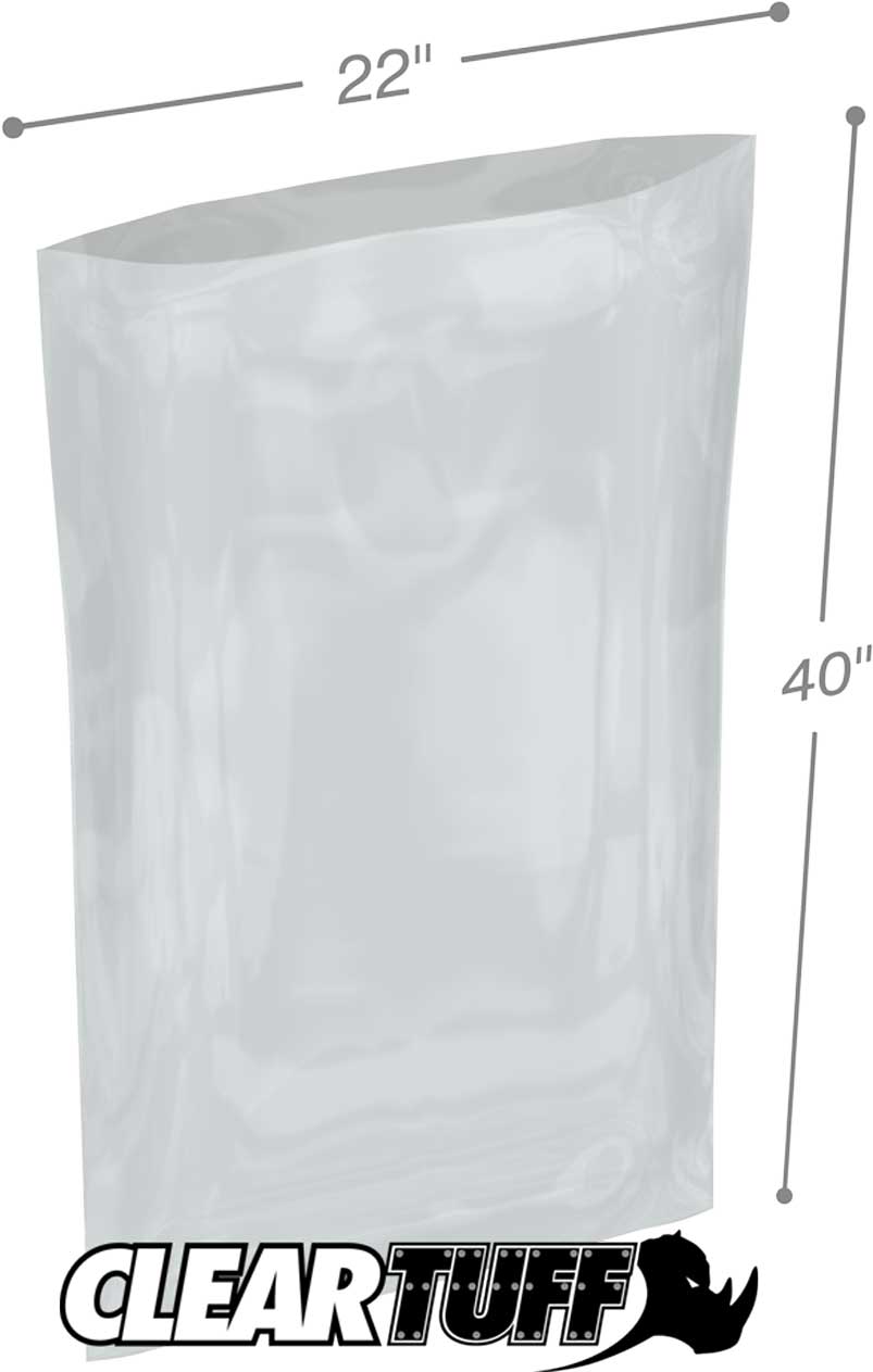 22 x 40 2 mil Poly Bags
