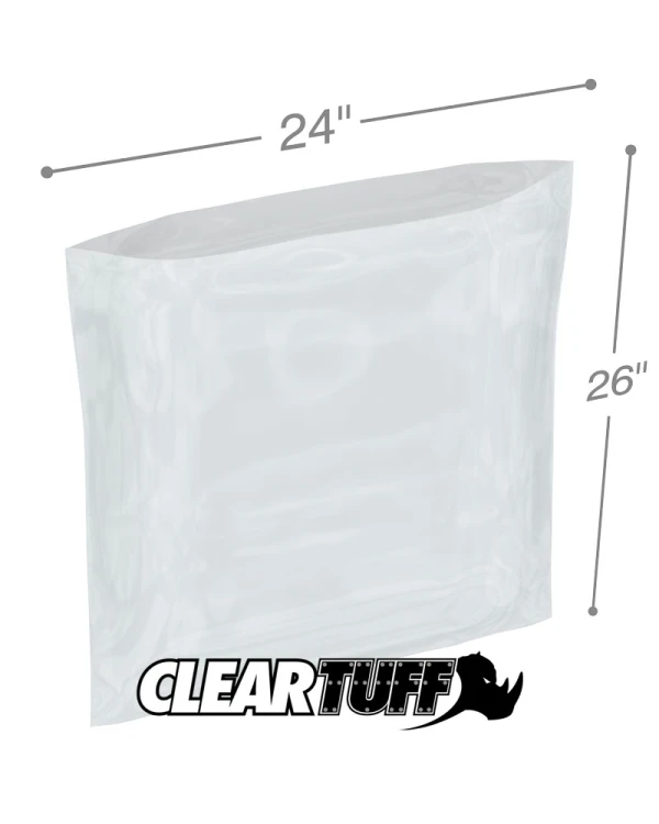 24 x 26 2 mil Poly Bags
