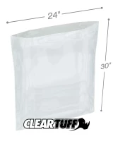 Clear 24 x 30 1.5 mil Poly Bags