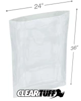 Clear 24 x 36 1.5 mil Poly Bags