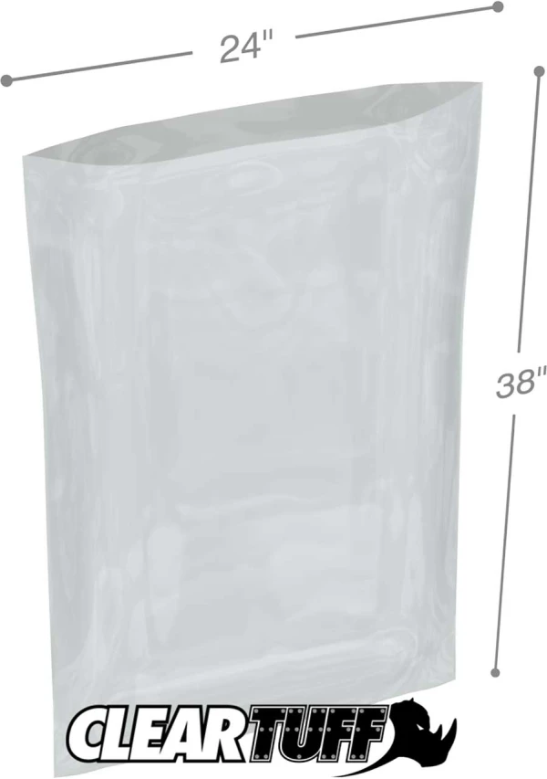 24 x 38 2 mil Poly Bags 24 x 38 2 mil Poly Bags