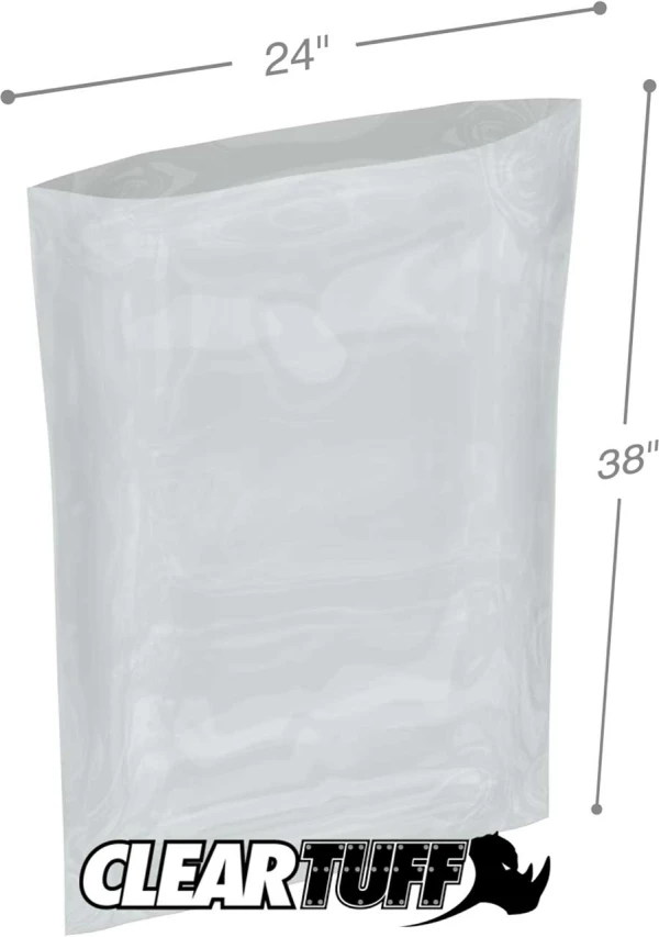 24 x 38 3 mil Poly Bags 24 x 38 3 mil Poly Bags