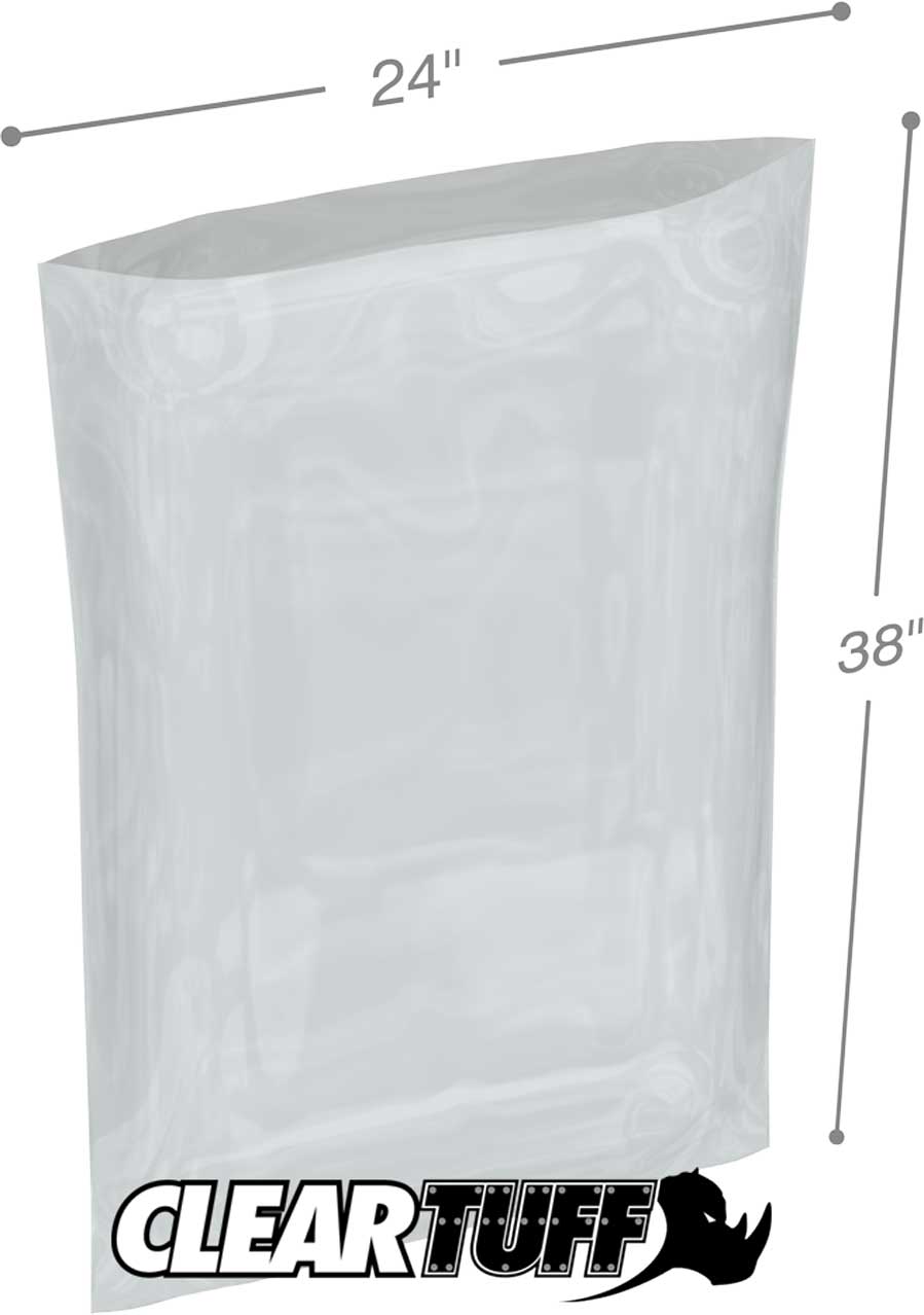 24 x 38 4 mil Poly Bags