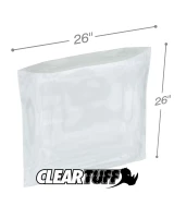 Clear 26 x 26 2 mil Poly Bags