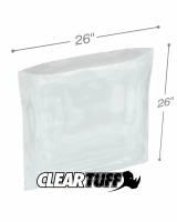 Clear 26 x 26 3 mil Poly Bags