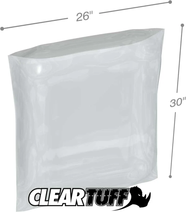 26 x 30 2 mil Poly Bags 26 x 30 2 mil Poly Bags
