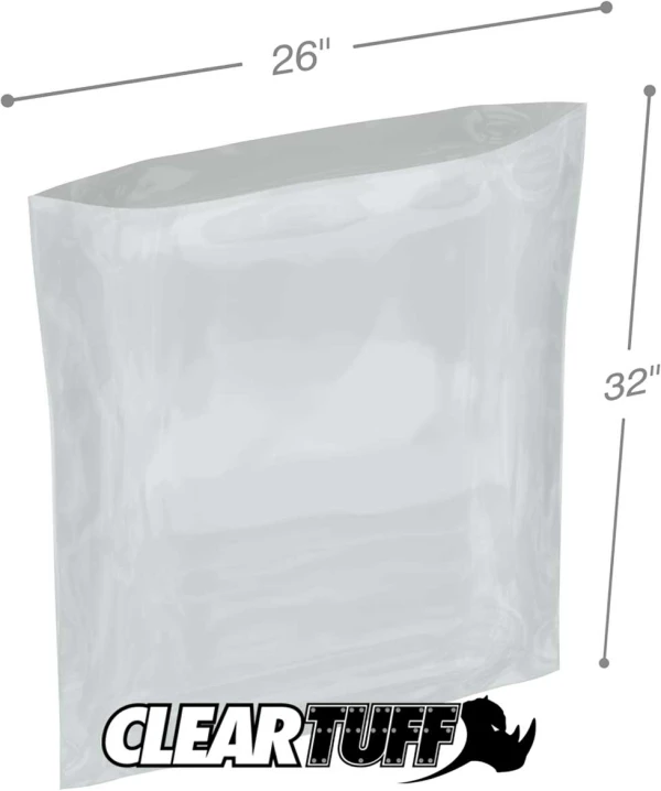 26 x 32 2 mil Poly Bags 26 x 32 2 mil Poly Bags