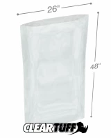 Clear 26 x 48 2 mil Poly Bags