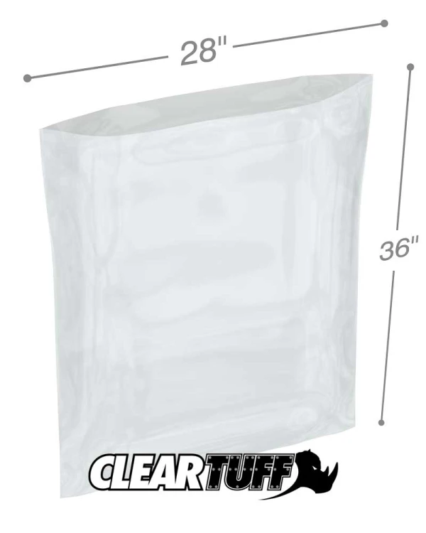 28 x 36 1.5 mil Poly Bags
