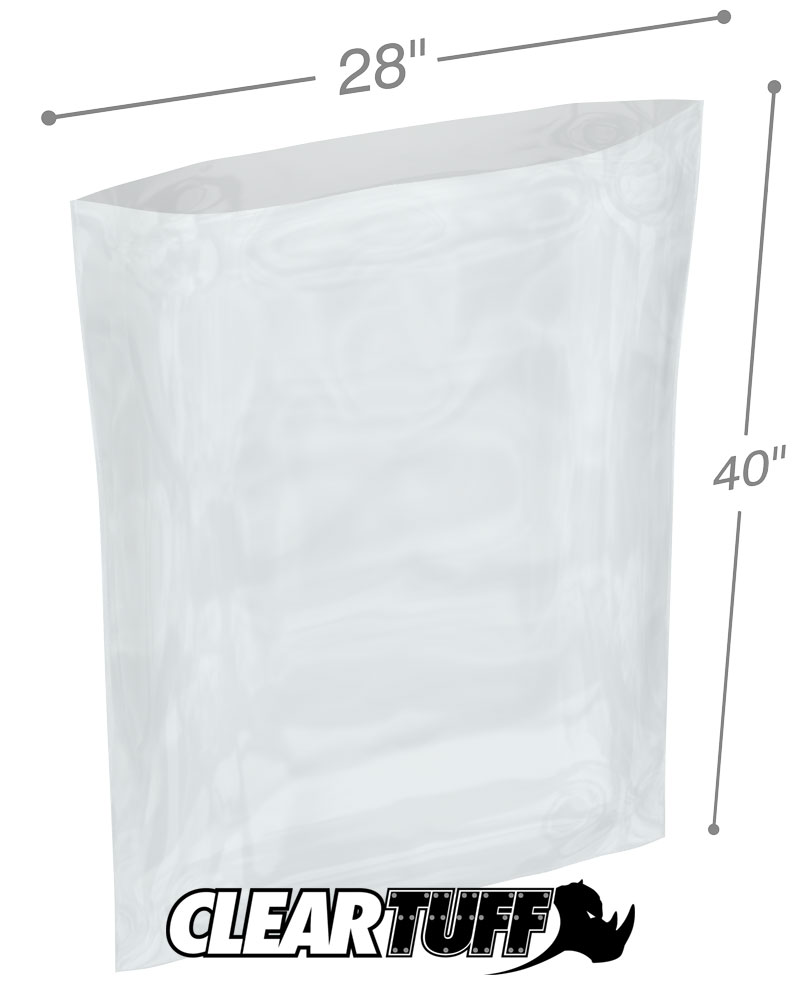 28 x 40 3 mil Poly Bags