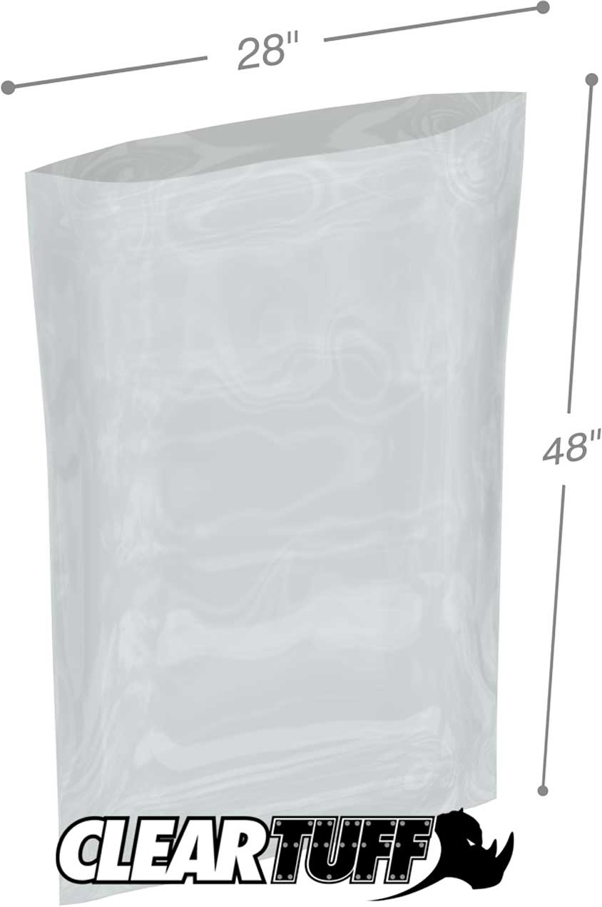 28 x 48 3 mil Poly Bags