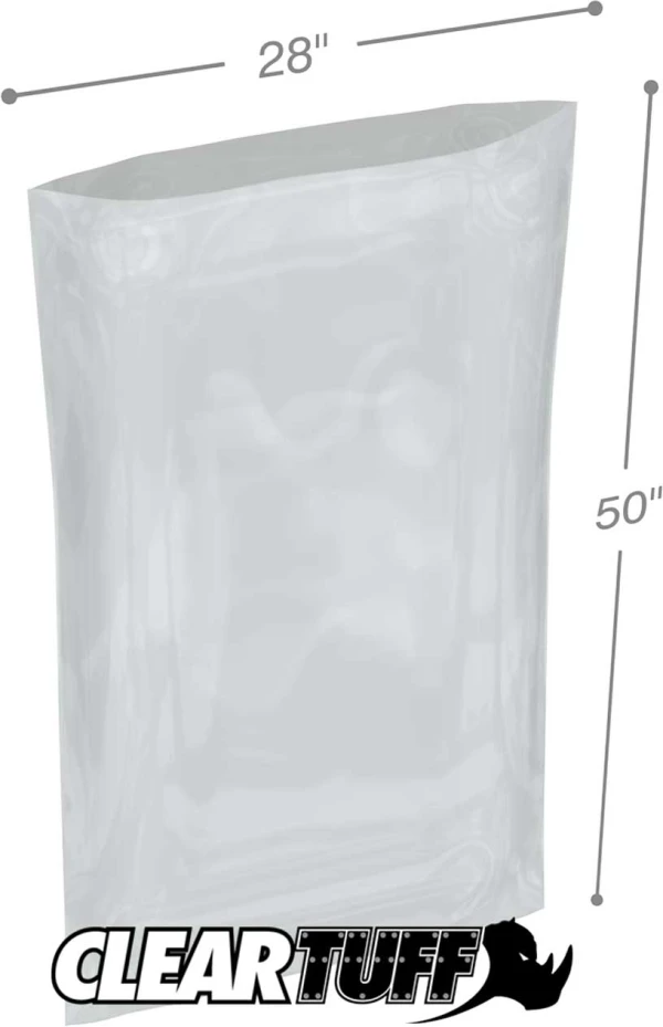 28 x 50 4 mil Poly Bags 28 x 50 4 mil Poly Bags